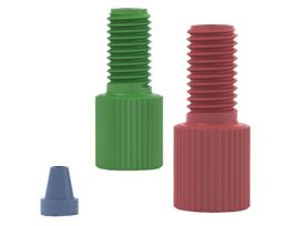 Flangeless Fitting Kit, Acetal Nuts and ETFE Ferrules, 1/16" and 1/8" OD Tubing; 1/EA