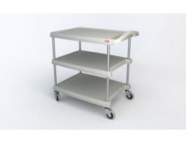 CART POLYMER 3 SHELVES