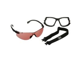 3M™ Solus™ 1000 Series, S1523SGAF-KT, Blk Temples, Scotchgard™ Anti-Fog Coating, VM AF-AS lens, Foam/Strap, 20 ea/Case