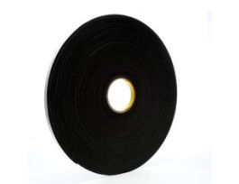 3M™ Vinyl Foam Tape 4718, Black, Variable Width x 36 yd, 125 mil