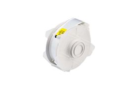 GlobalMark Metallized Polyester Labels 1.125 in W x 100 ft L Silver