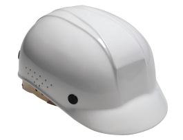 Deluxe Bump Cap - Low hazard, Vented, 4-pt suspension, White