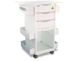 CART W/29IN TOP/3IN RUB CASTRS