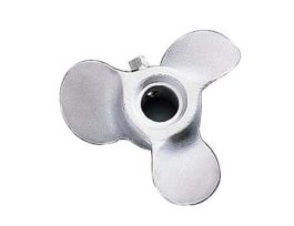 316 SS axial flow impeller ( A-100), 2.7" dia x 5/8" bore dia