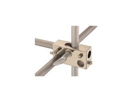 Multiple Rod Connector, Nickel-Plated Zinc, Holds Up to 6 Rod s