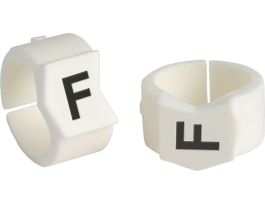 ClipSleeve Wire Markers Size 45 Nylon 0 AWG - 0 AWG, F Pack of 50 Pieces