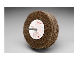 Scotch-Brite™ Cut and Polish Disc D5, 4 in x 1-1/4 in x 1/4 in A MED, 10 ea/Case