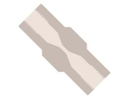 High-Pressure MicroTight Union Body, True ZDV for MicroTight Sleeves, PEEK, 6-32 Coned; 1/EA