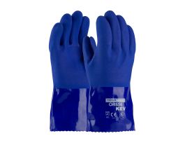 XtraTuff, Oil Resistant Supported PVC, Kevlar Lined, Bl, Sandy, 12 In, LG