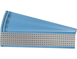 Letters and Numbers Wire Markers Aluminum Foil Legend: H1, 900 Total
