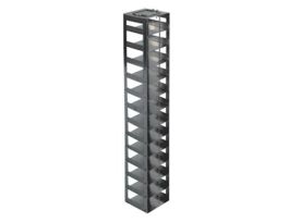 Vertical Freezer Rack for 96 Deep-Well Microtiter Plates or Boxes w/ 1 3/4" Max H, 13 plate or box capacity