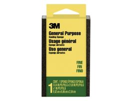 3M™ Sanding Sponge CP-001-ESF, Block, 3 3/4 in x 2 5/8 in x 1 in, Fine, 24 ea/cs
