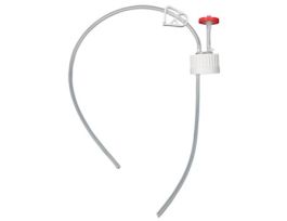 Single Use Cap Assembly, 38-430, PP, vented with tube for 1000 mL; 20/cs