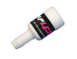 Air Inlet Valve, 1/4-28 UNF(M), 0.1-0.25 psi crack pressure, PTFE & FFKM; 1ea