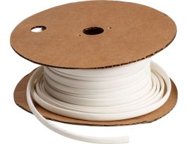 BRADYMARK Series Heat Shrink Tubing: Polyolefin, White, 0.25" Dia x 100' L