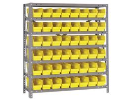 12INX36INX39IN 48 YELLOW BINS 4IN BIN