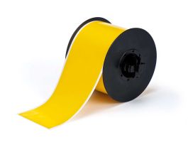 All Weather Permanent Adhesive Vinyl Label Tape for B30 Printers - 3" Yellow
