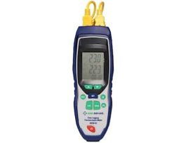 Dual-Input Data Logging Thermocouple Thermometer with NIST-Traceable Calibration