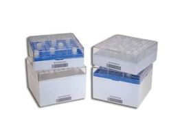 2D Storage Box, 100 Place for 5 mL Cryovials; 1/Ea