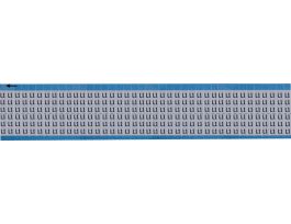 Letters and Numbers Scored Wire Marker Aluminum Foil Legend: L1 1800 Total