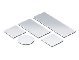 SLIDE MICROSCOPE FUSED QZ CLR 1MM/ 1X1IN