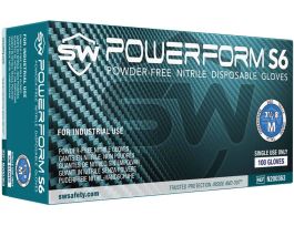 GLOVES POWERFORM S6 NITRILE TEAL 9.5IN M CS