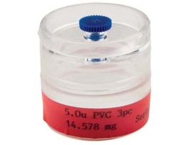 Cassette, 37 mm, 3 Piece, 5.0 m, PVC, Preweighed, Sec Band; 50/Bx