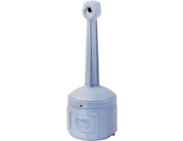 Smokers Cease-Fire® Receptacle, 38.5" H x 16.5" W, Gray