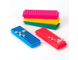 RACK REVERSIBLE 1.5ML/2.0ML 80-PLACE RED