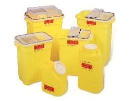 SHARPS COLL 9 GAL CHEMO HINGE.