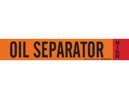 Ammonia (IIAR) Pipe Markers, Oil Separator, High
