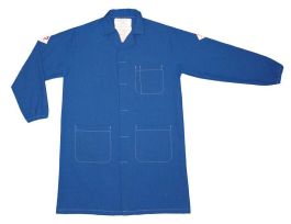LAB COAT WOMENS FR NOMEX ROYAL BLUE L CS
