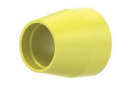 Flangeless Ferrule, Natural ETFE, 1/8" OD Tubing, 1/4-28 Flat-Bottom; 1/Ea