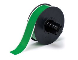 B30 Series Low-Halide Polyester Labels 1.125 in W x 100 ft L Green