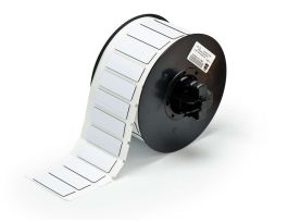 B30 Series Raised Profile Rectangular Labels 0.59 in H x 1.77 in W White 450/RL