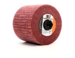 Standard Abrasives™ MD Mini-Brush 875703, 4-1/2 in x 4 in x 5/8-11 FB039 20-71 A MED Medium Density, 1 ea/Case