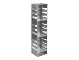 Vertical/Chest Aluminum Rack for Standard 2" Boxes, 13 box capacity