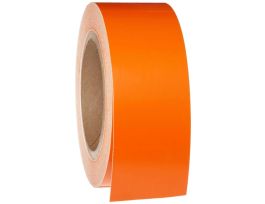 Solid Color Banding Tape for Pipe Marking - Roll Form,  Vinyl, Orange, 2" x 30 yd