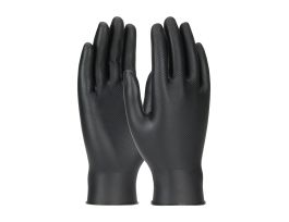 Ambi-Dex Grippaz Skins, Industrial, Blk, 6 Mil Nitrile, Fish Scale Grip, 2X