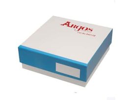 Cardboard Freezer Box, 5 x 5 x 2"; Blue