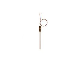 Type J Ind Thermocouple Probe Probe 12" L, 12" Ext .250 Dia, Grounded Junction