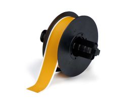 B30 Series Low-Halide Polyester Labels 1.125 in W x 100 ft L Ochre