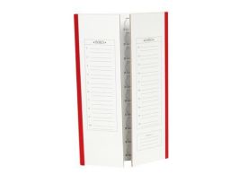 20- PLACE CARDBOARD SLIDE TRAY, RED TRIM EA