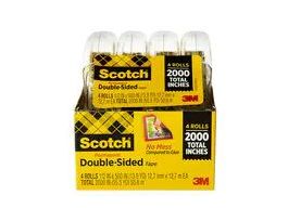 Scotch® Double Sided Tape, 4137, 1/2 in x 400 in