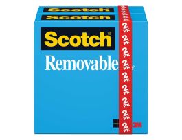 Scotch® Removable Tape 811-2PK, 3/4 in x 1296 in (19 mm x 32,9 m) 2-Pack