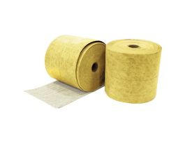Hazmat Yellow Spill Pad Roll, Heavy-Weight, 16" x 150', 2/Bag