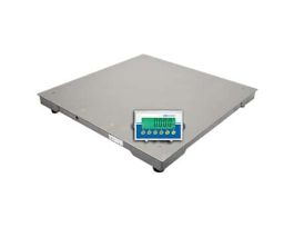 PT Industrial Washdown Weighing Base with AE403 Indicator, 5000lb/3000kg  x  1lb/0.5kg, 39.4" x 39.4" Stainless Steel Platform