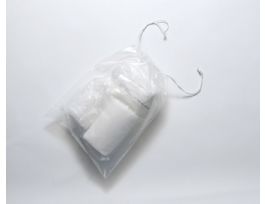 BAG CLEAR DRAWSTRING 1.5MIL 5X8