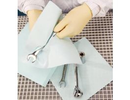 WIPE EPSILON BLUE 12X12 PK150 CS