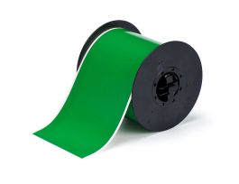All Weather Permanent Adhesive Vinyl Label Tape for B30 Printers - 4" Green